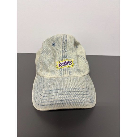 Nickelodeon Other - Rugrats Nickelodeon Denim Blue Acid Wash Strapback Hat Cap 2019 Viacom Used